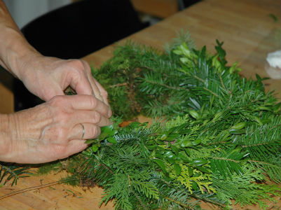 Adventskranzbinden | 26WKr08-1
