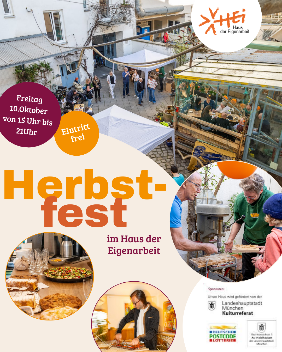 Herbstfest im HEi am 10.10.2025 | 15:00 – 21:00